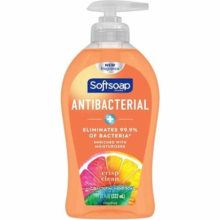 Colgate-Palmolive Co Hand Soap, Liquid, Crisp Clean, Antibac, 11.25 fl oz, Orange CPCUS03562A